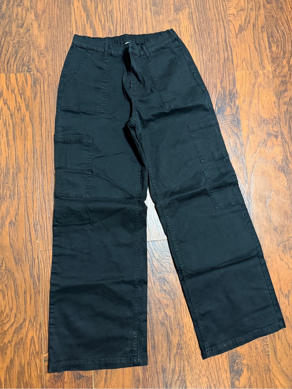no boundaries wide leg cargo pants